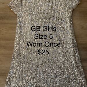 GB Girls Shimmering Sequin Dress
